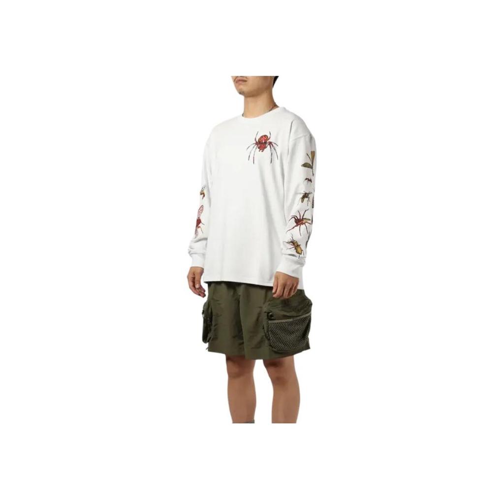 Nike Butterfly Spider Print Crew Neck Long Sleeve Sweatshirt Men sweatshirt White DR7760-121