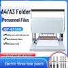 Qiyan Electric 3-Hole Archival Document Punch & Binder CN Plug (adapter Included)