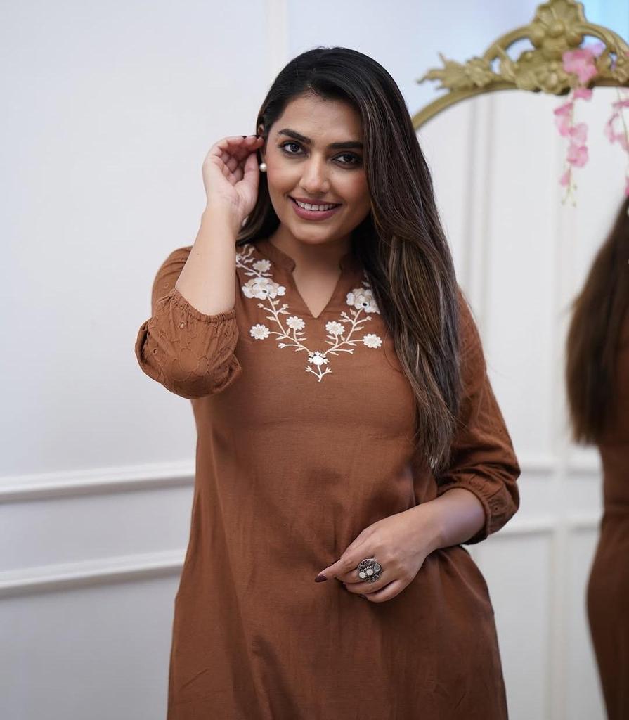 Designer Party Wear Women Indian Pakistani Kurta Pant Set Bollywood Top Tunic Kurti