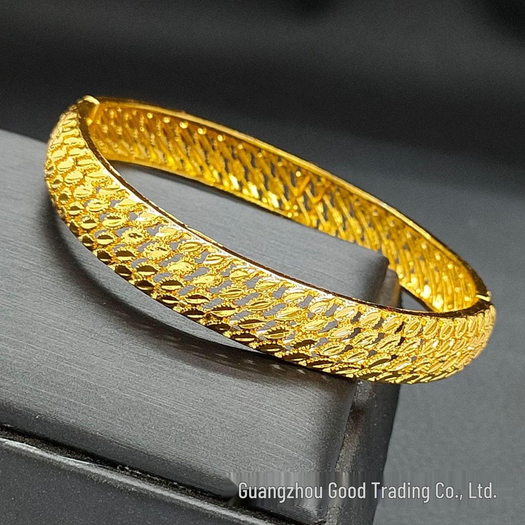 Bracelet de mariée Bollywood plaqué or 24 carats: Bijoux de mariée pour femmes