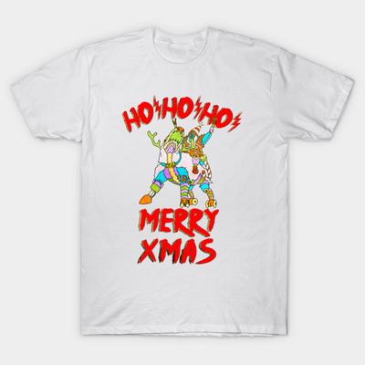 T Shirt Women Go Crazy Xmas Harajuku Print Kawaii Tshirt Summer Short Sleeve Female T-Shirt Top Tee
