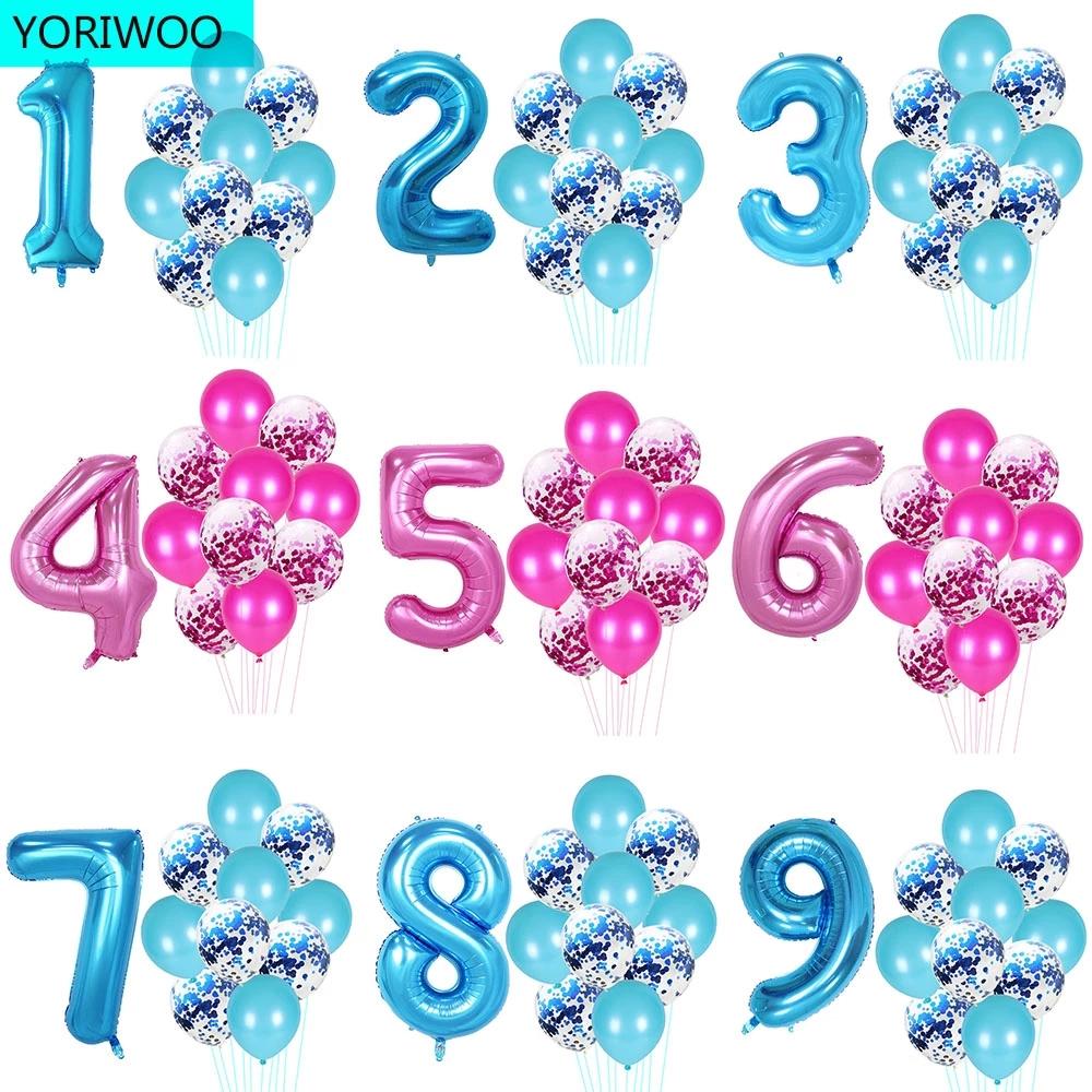 Joyeux Anniversaire Ballon 1 2 3 4 5 6 Baloons Baby Shower Garcon Fille Foil Ballons Air 1er Anniversaire Decorations De Fete Enfants Babyshower Acheter A Prix Bas Livraison Gratuite Avis Reels Avec Des Photos Joom