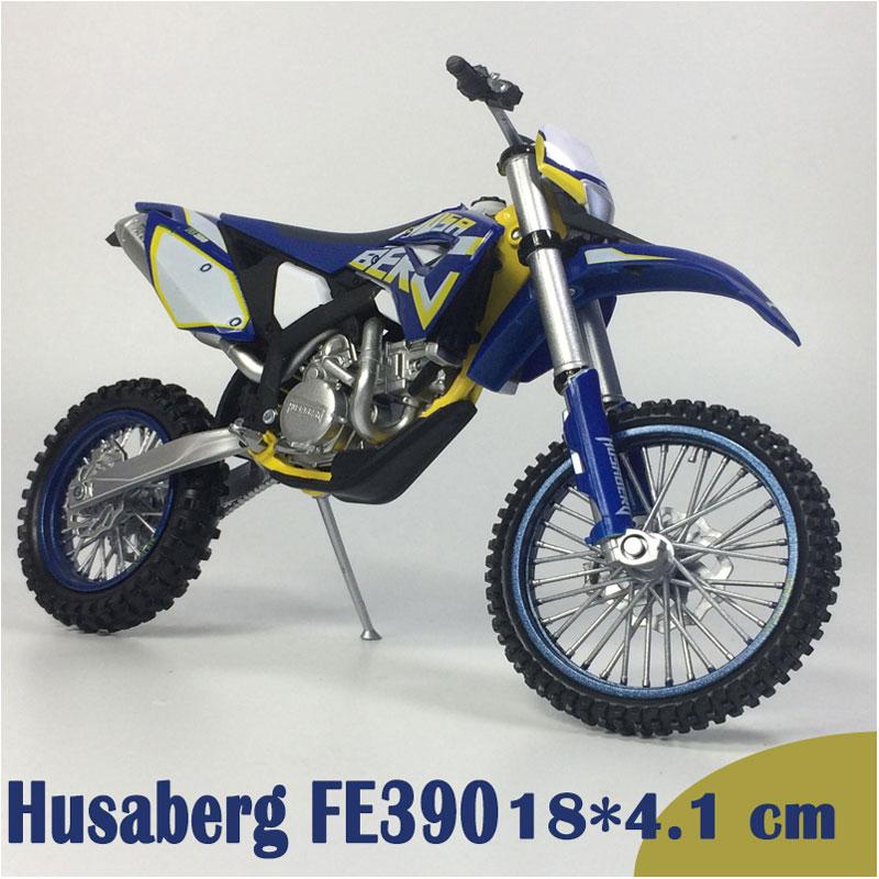 1:12 Husaberg FE390 CMountain Спортивно-утилитарный мотоцикл Литая симуляция Модель для демонстрации Детский рождественский подарок