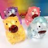 Kawaii Capybara Stress Squeeze Toy Decompression Soft Glitter Gummy Fidget Toys Stress Relief Tool Anti-Anxiety Squeeze Toy Gift