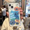 Cute Stitch is suitable for Apple 16promax mobile phone case iphone15 new 14plus couple 13 cartoon