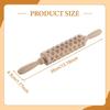 Embossed Rolling Pin Cookie Stamps Roller Decor Tool for Cookies Baking To Decorate Pastry Biscuit