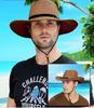 YAYUPLUS Straw Wide Perfect for Farm Sun and UV Perfect for Day B Camel Men's Hat, Brim, Work, Gardening, Protection, Golf, Fishing, Protection,