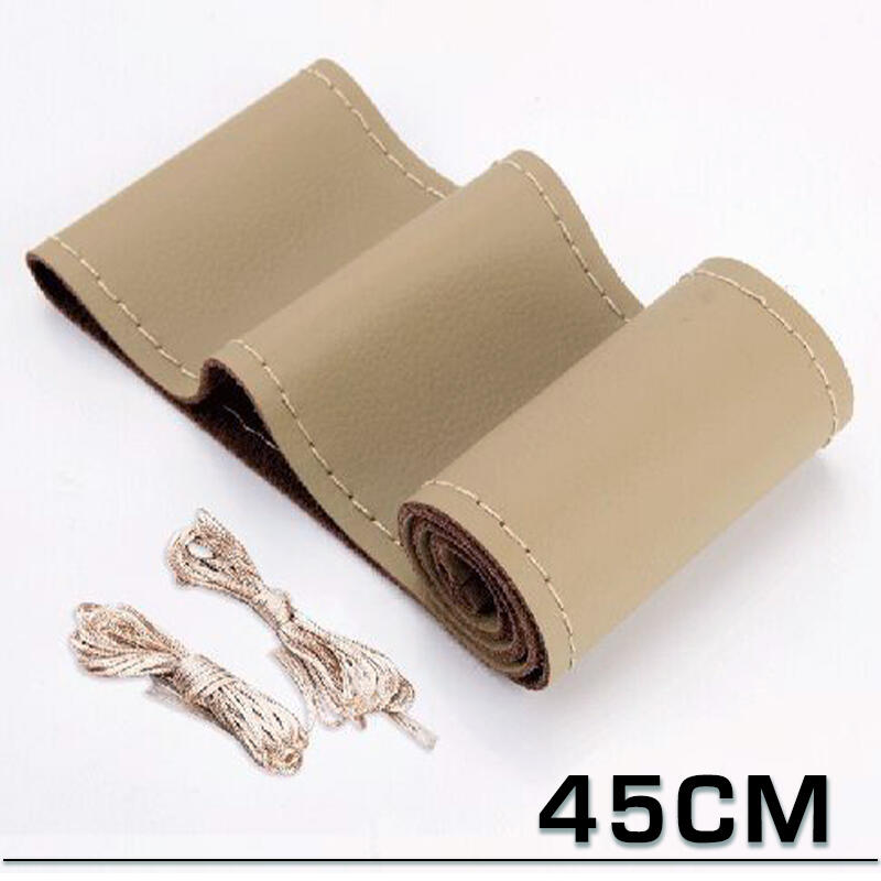 Universal Car Steering Wheel Braid Cover Extra Large 40 42 45 47 50CM Artificial leather Soft Non-slip Auto Interior Accessories