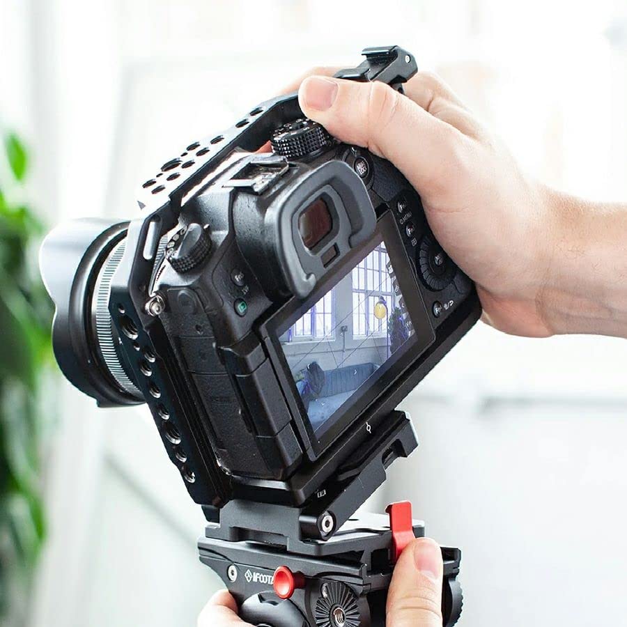Vertical Bracket Vertical Shooting Compatible Quick Release Plate 824844 iFootage HV-01