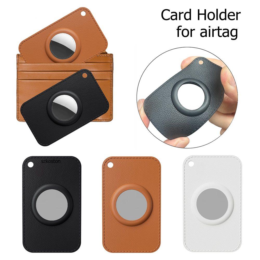 For Airtag Card Holder Ultra-Slim TPU Protective Case Loss Prevention Card Holder for Wallet Keys Device Tracker Accessories