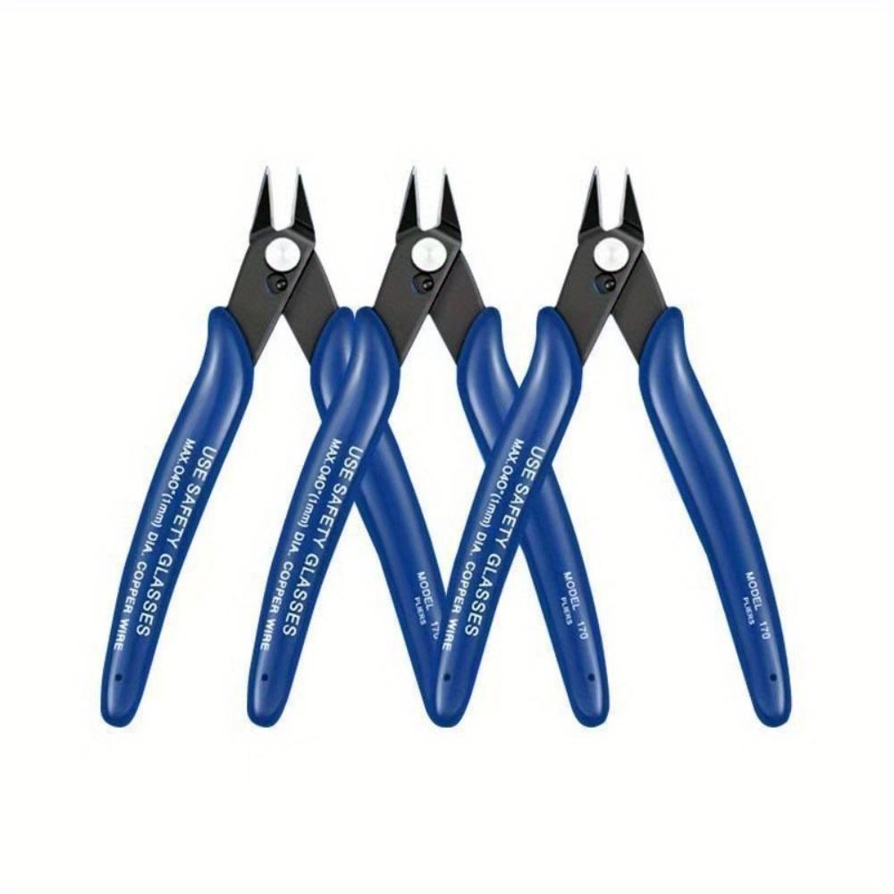 1PC170 Oblique Pliers Plastic Nozzle Electronic Scissors Oblique Nozzle Pliers DIY Ruyi Shear Pliers Thin Mouth Repair