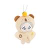 Niannyyhouse Pluche Kleding, 10cm-15cm, Dierenprint Cape, 17cm Pop, Aankleed (Bruin)