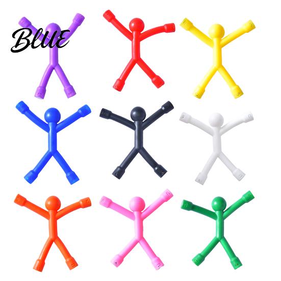 Creative Building Sets Magnetic Stick Figure Fidget Toy Bendable Magnet Multi-Color Matchman Fridge Innovative Whiteboard Accessories for Note Photo