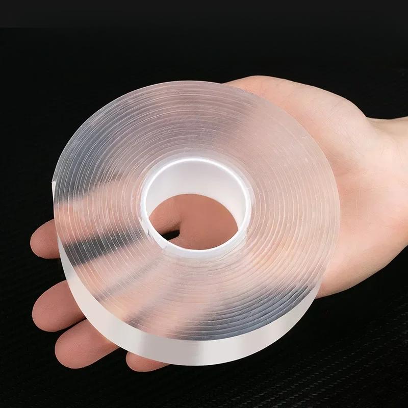 Nano Double Sided Tape Water Resistant See Through Reuse Home Tapes Adhesivos Porcelain Super Glue Cinta Doble Cara Extra Fuerte
