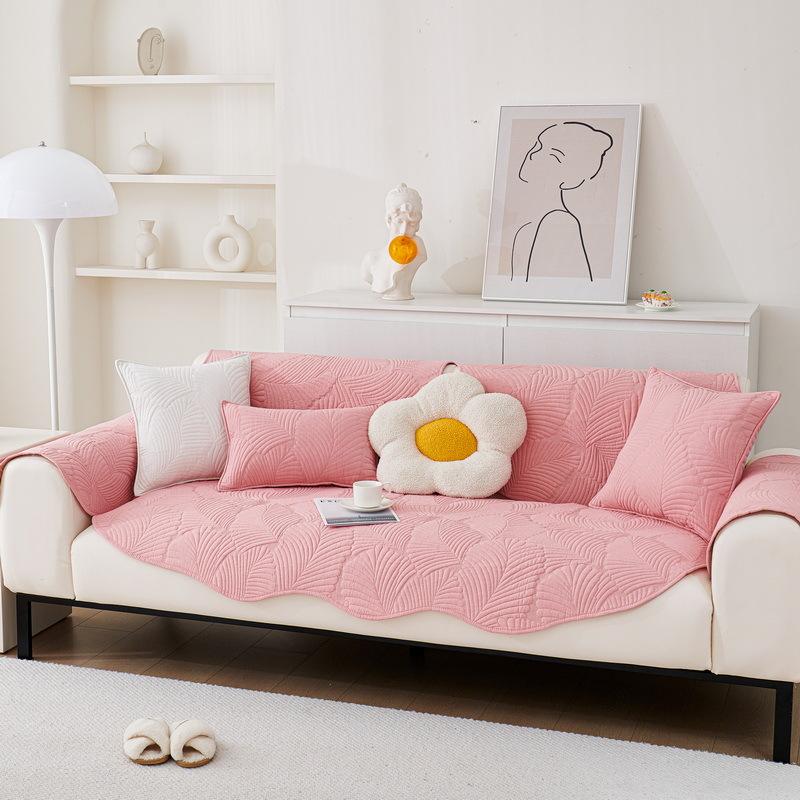 Winter Plush Sofa Cushion Non-Slip Thickened Flannel Towel Fabric Universal In All Seasons Simple Modern Nordic Seat Cushion