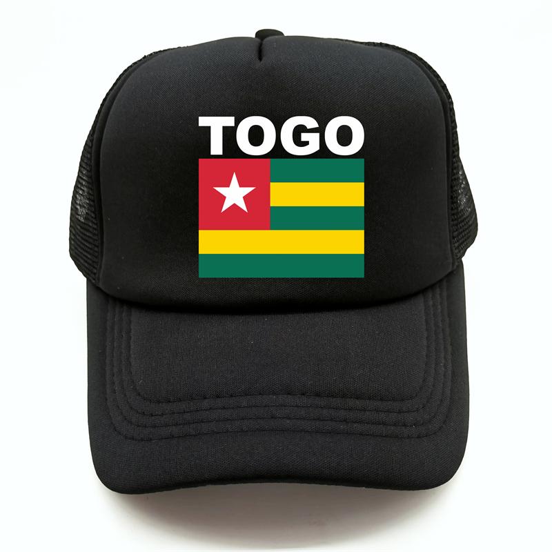 

Togo Flag Trucker Cap Summer Unisex Cool Country Flag Hat Baseball Caps Unisex Outdoor Mesh Net Caps