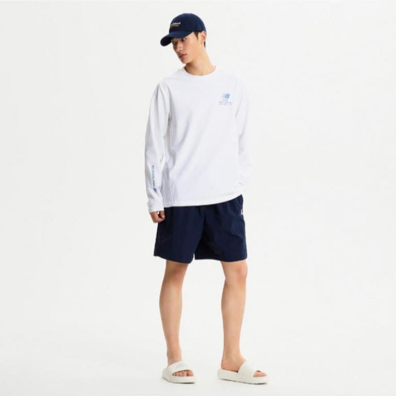 New Balance Long Sleeve Tee Kqj Nbnde22613 10 Common Basic Long Sleeve Rash Guard  Stand