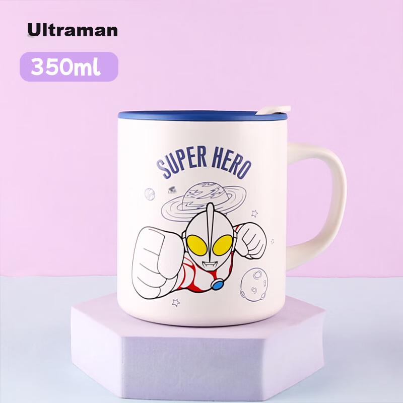 Milonbear Ultraman Kinder Melkbeker Geïsoleerd Roestvrij Staal 316 Hoge Temperatuur Bestendig Valbestendig Afgestudeerde Beker