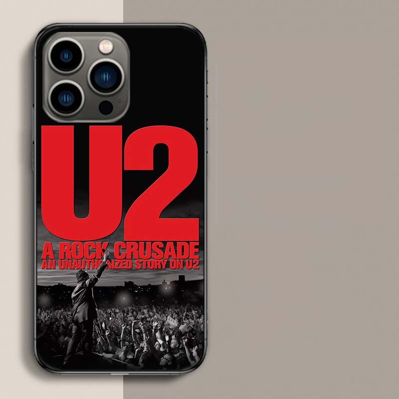 Band U2 Phone Case For Iphone 17 Air 15 Pro 14 Plus 16 Pro Max 12 13 Mini 11 16E X XS Cover Cute Fundas