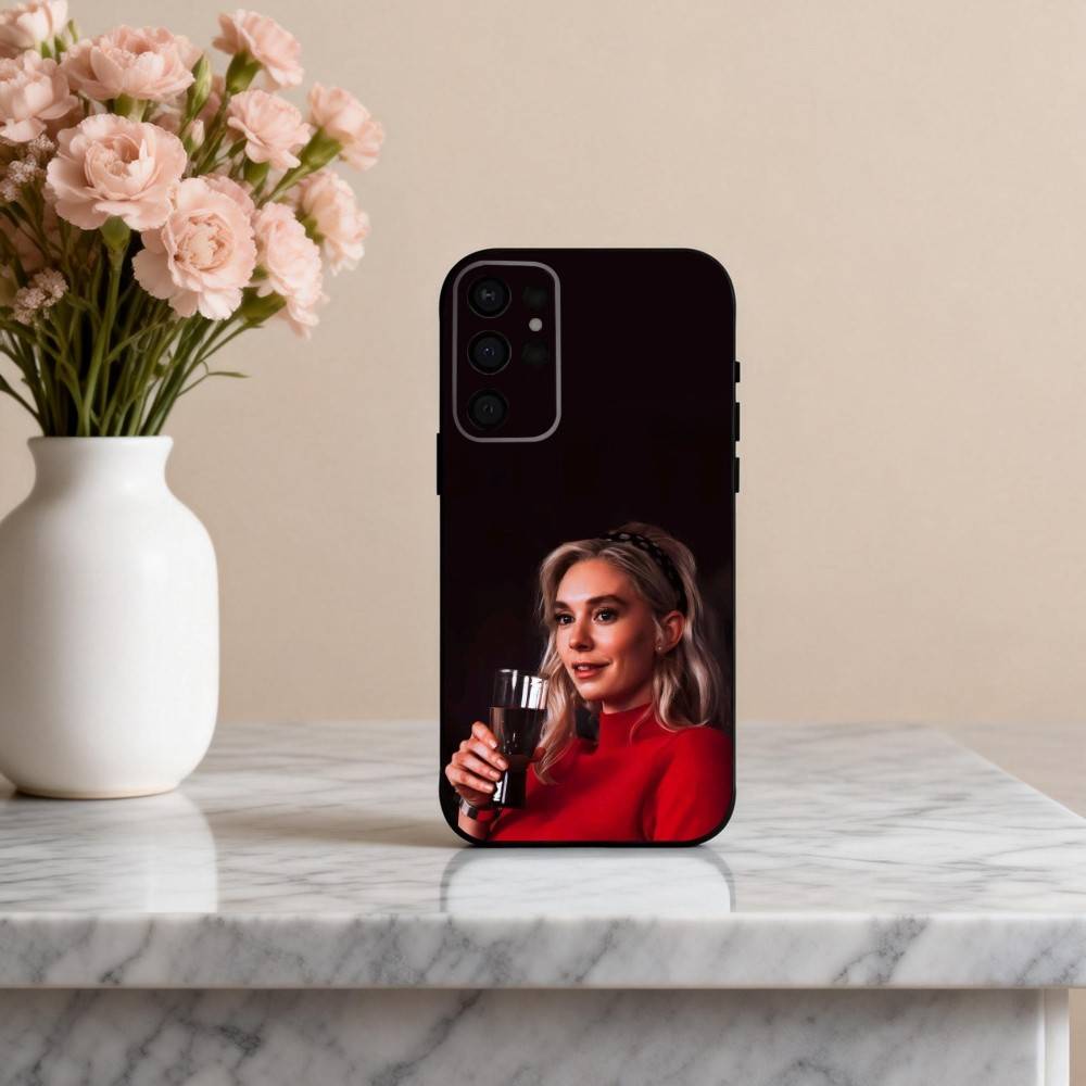 COOL V-Vanessa K-Kirby Actress Phone Case For Samsung S25,S24,S21,S22,S23,S30,Ultra,S20,Plus,Others Soft Black Cover