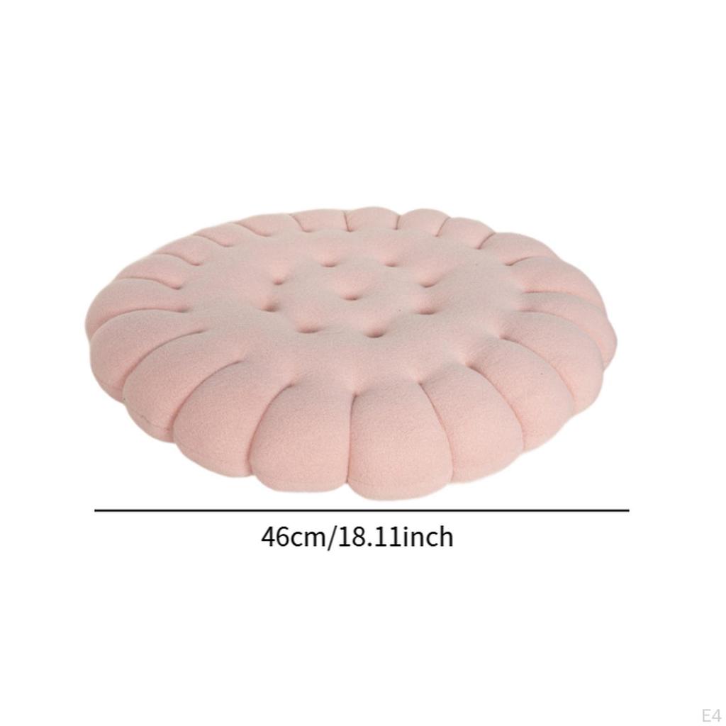 Biscuit Shape Cushion Pillow Chair Pad Seating for Office Tatami