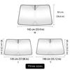 For Volkswagen VW Universal Car Front Windshield Sun Shade Anti UV Heat Block Passat Golf 4 5 6 Tiguan Polo Scirocco Jetta CC