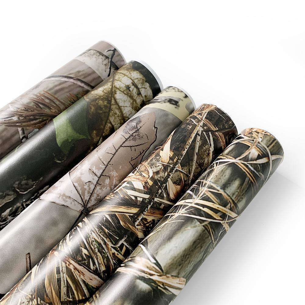 Camouflage Vinyl Wrap Folie Autoaufkleber Blasenfreie Folie Pistolenaufkleber Selbstklebend Auto Camo Woodland Natur Aufkleber Dekoration