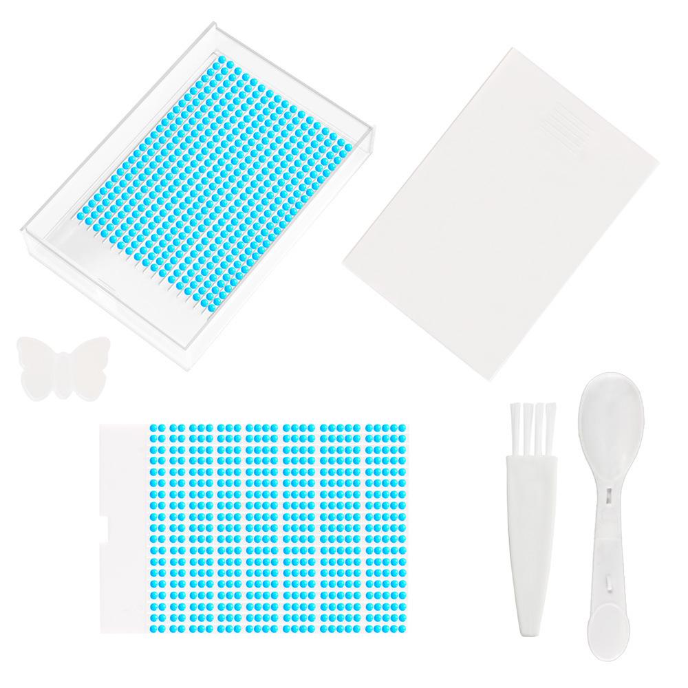 Multifunctional Diamond Painting Flip Tray & Funnel Set – DIY Embroidery Tool