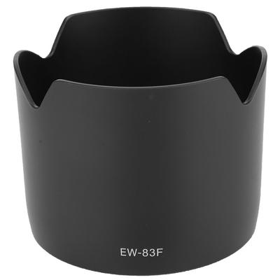 EW-83F Plastic Black Camera Mount Lens Hood Fit for Canon EF 24-70MM F 2.8L USM Lens