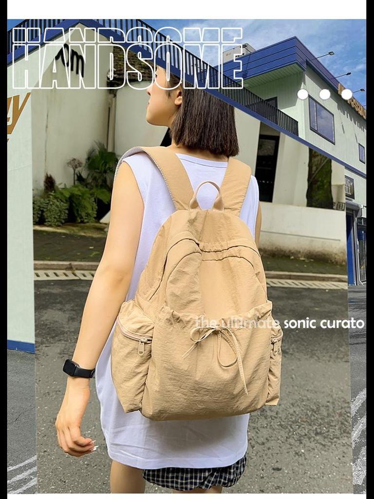 Trendy Versatile Backpack for Junior & Senior High School Students - Fashionable, Large Capacity, Perfect for Commuting and Travel