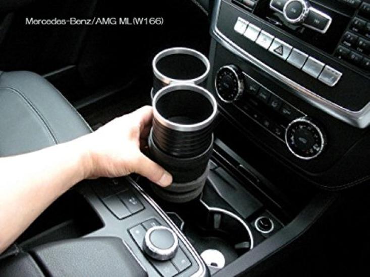 ALCABO Series Cup Holder for Multi-Pocket "Black/Ring (Part Number AL-M315BS)" BMW/Mercedes-Benz AL-M315BS
