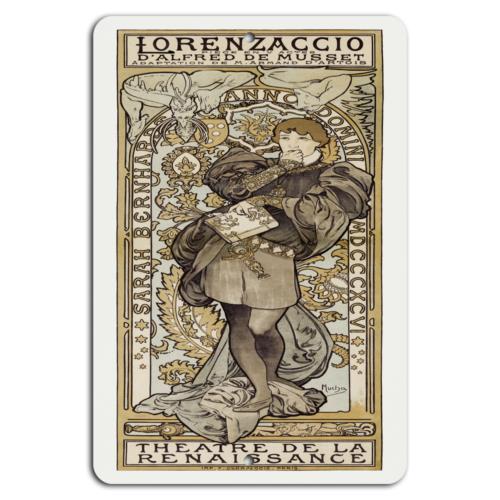 Timeless Elegance Lorenzaccio at Thtre de la RenaissanceAluminumtin sign 20x30cm（7.8x11.8inch）