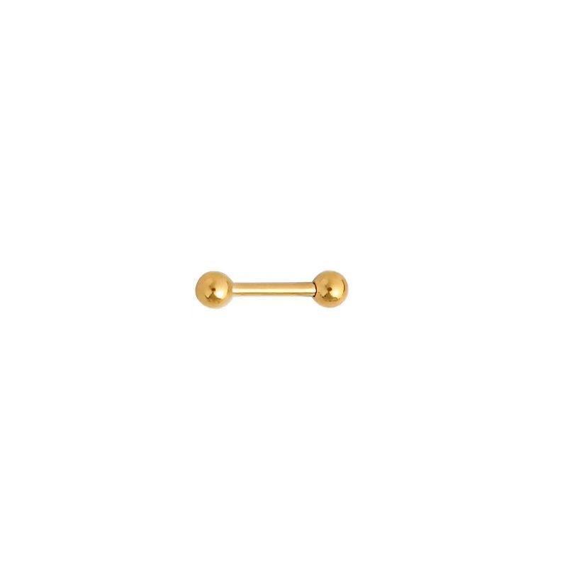 Silver Needle Screws Fasten Stud Earrings. Women's Round Ball Ear Barb. No Need To Remove The Earrings. Anti-loss Design.