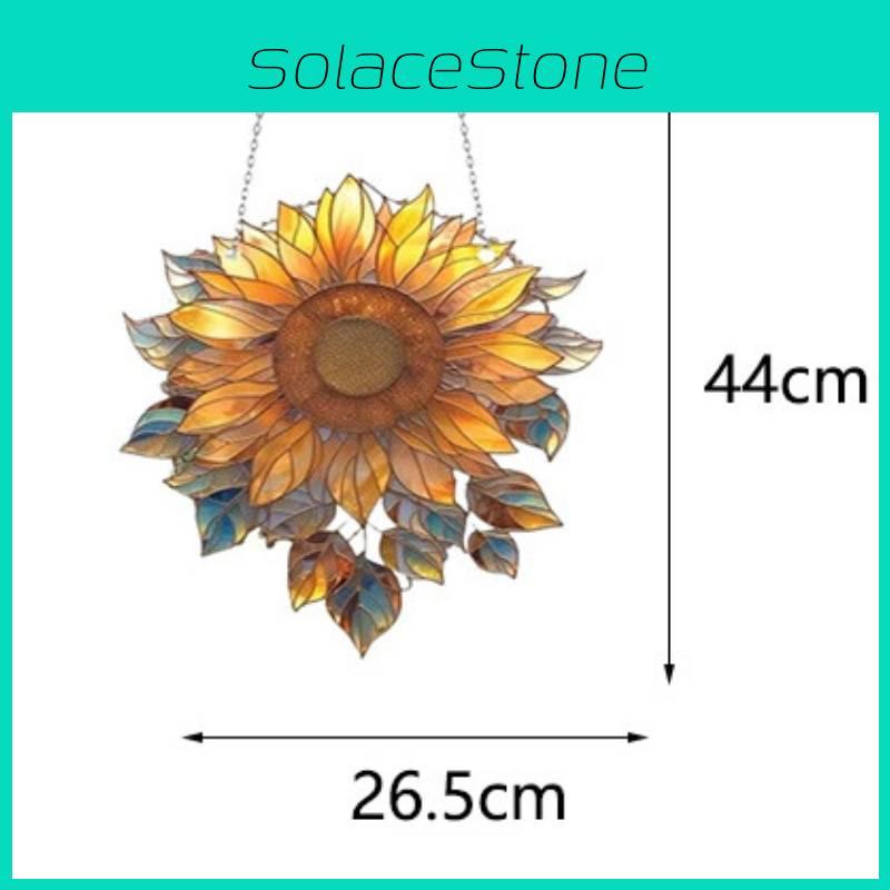 Sunflower Acrylic Window Hanging Decorative Art For Home Living Room Decor
