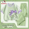 Hello Kitty Girls' Summer Casual T-Shirt & Pants Set
