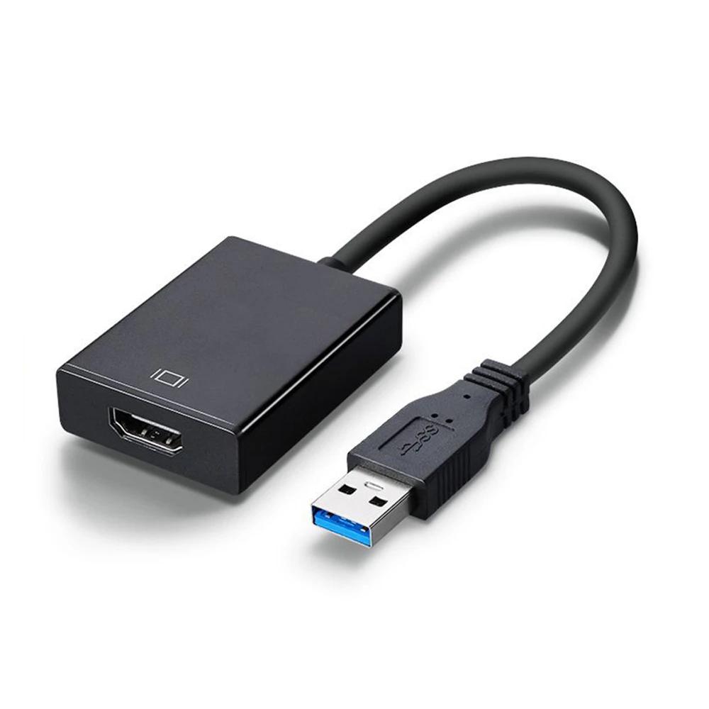 1080P USB 3.0 to HDMI-Compatible Converter Multi Display Graphic Adapter for PC Laptop Projector HDMI External Video Card