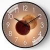 8 Inch Wall Clock Large Vintage Round Decoration Home Bedroom Retro Time Kitchen Nordic Wall Clock Non-Ticking  Clock