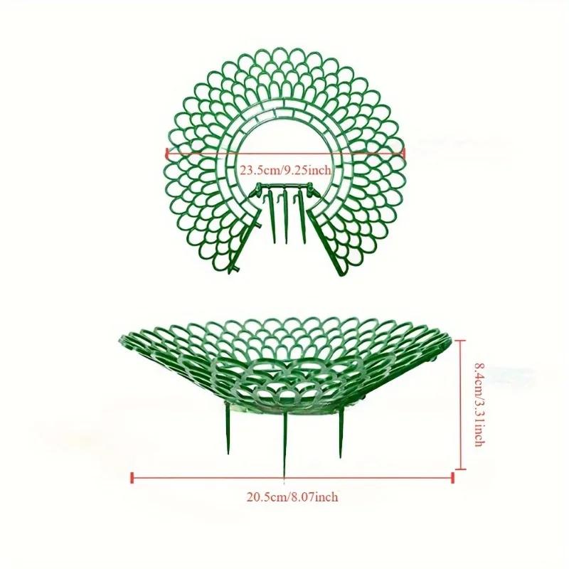 10pcs/set Strawberry Plant Support Plastic Garden-Tool Plant Growing Frame with Balcony Planter Tray for Vegetable Planting