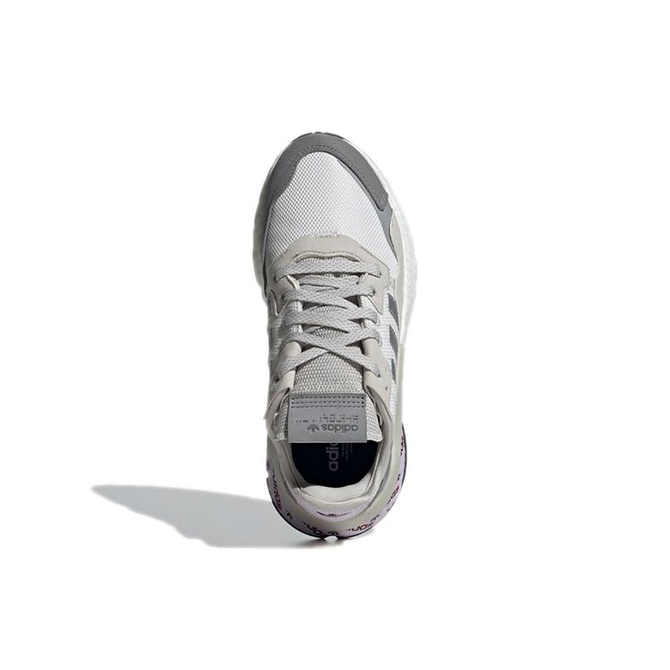 Adidas Originals Nite Jogger Fabric Comfortable Versatile Running Shoes Durable Breathable Low-Top Casual Shoes Women sneaker Cool-Grey H01737