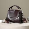 Women's Vintage Genuine Leather Handbags. Top Grain Cowhide Leather, Single Shoulder Cross Body bags,Luxury Designer Handbags