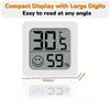 Mini Digital Hygrometer Indoor Thermometer Humidity Meter with Temperature and Humidity Monitor for Baby Room Cellar Greenhouse