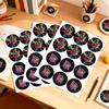 Stylish Birthday Party Gift Bag Including Food Bags And Decorative Stickers Parties Decoration Supplies