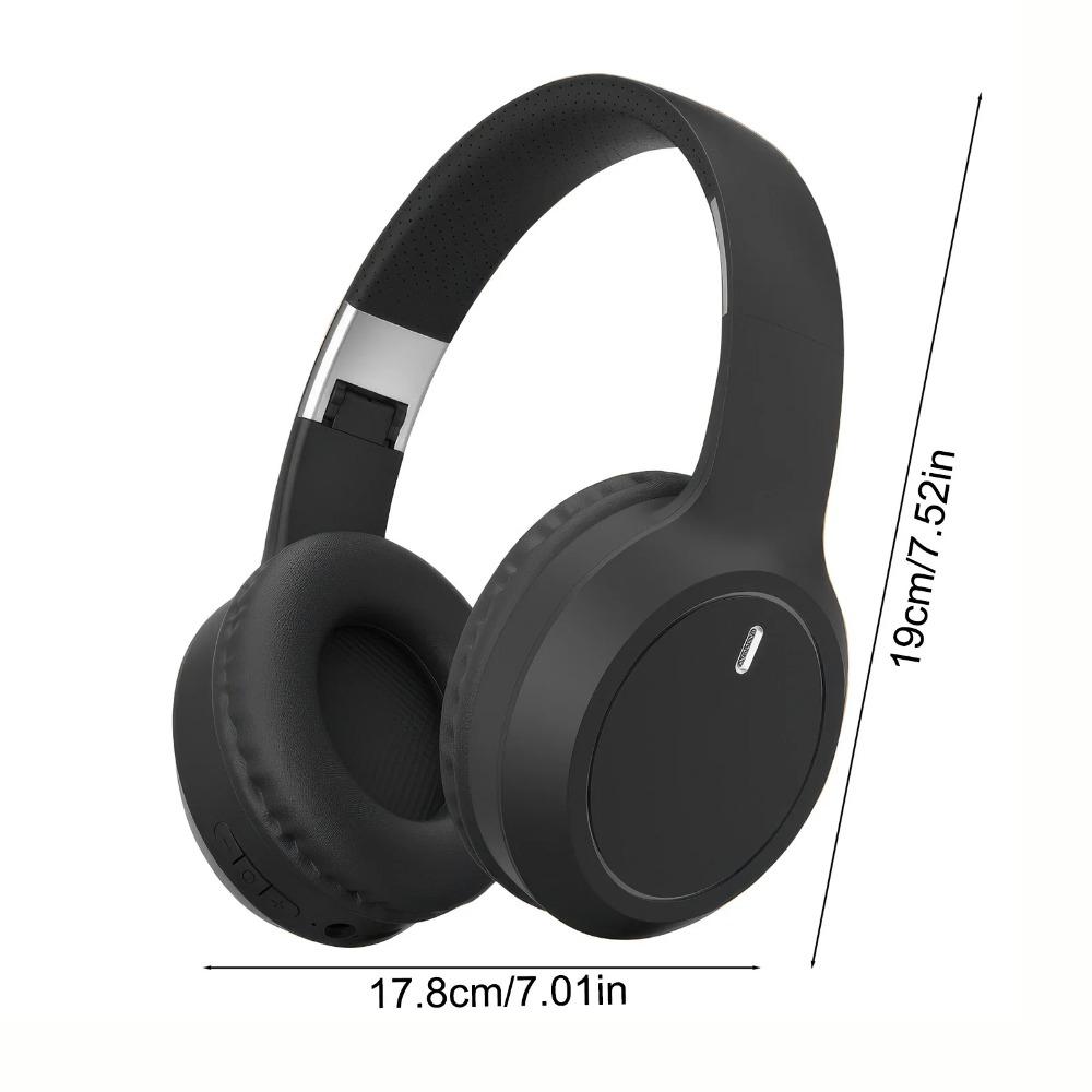 Bluetooth Headphones Wireless Earbuds Over-Ear New Bluetooth 5.4 Headband Smart Noise Reduction Long Battery Life Foldable Lightweight