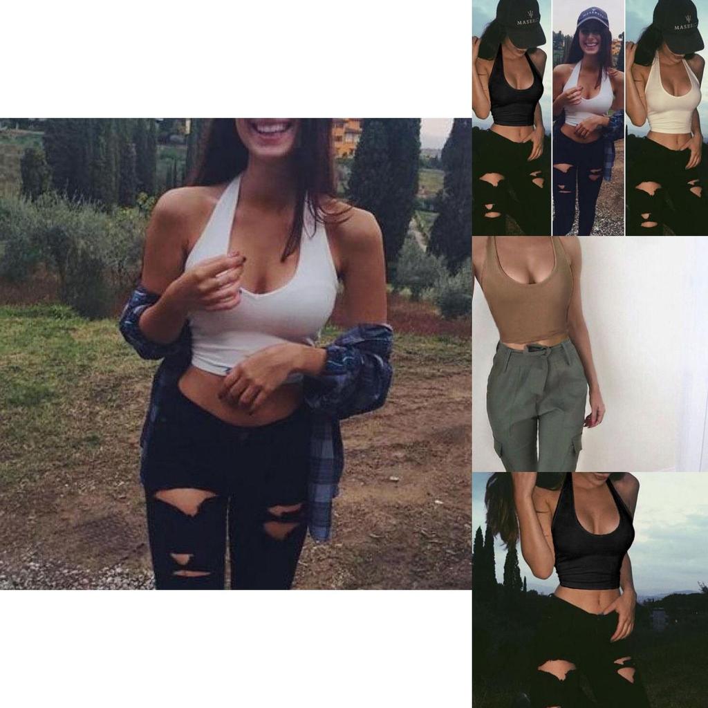 Premium Quality Women's Summer Crop Tops Sleeveless Casual Blouse For Effortless Style