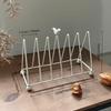 Retro Bird Triangle Cutlery Rack Kitchen Dish Storage Organizer Home Desktop Bookshelf Dining Table Decor Household Kitchen Tool