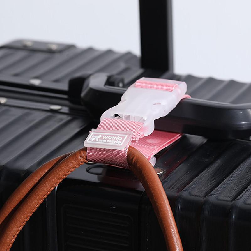 Travel Luggage Nylon Strap With Secure Buckle Multiple Colors Anti Loss Durable