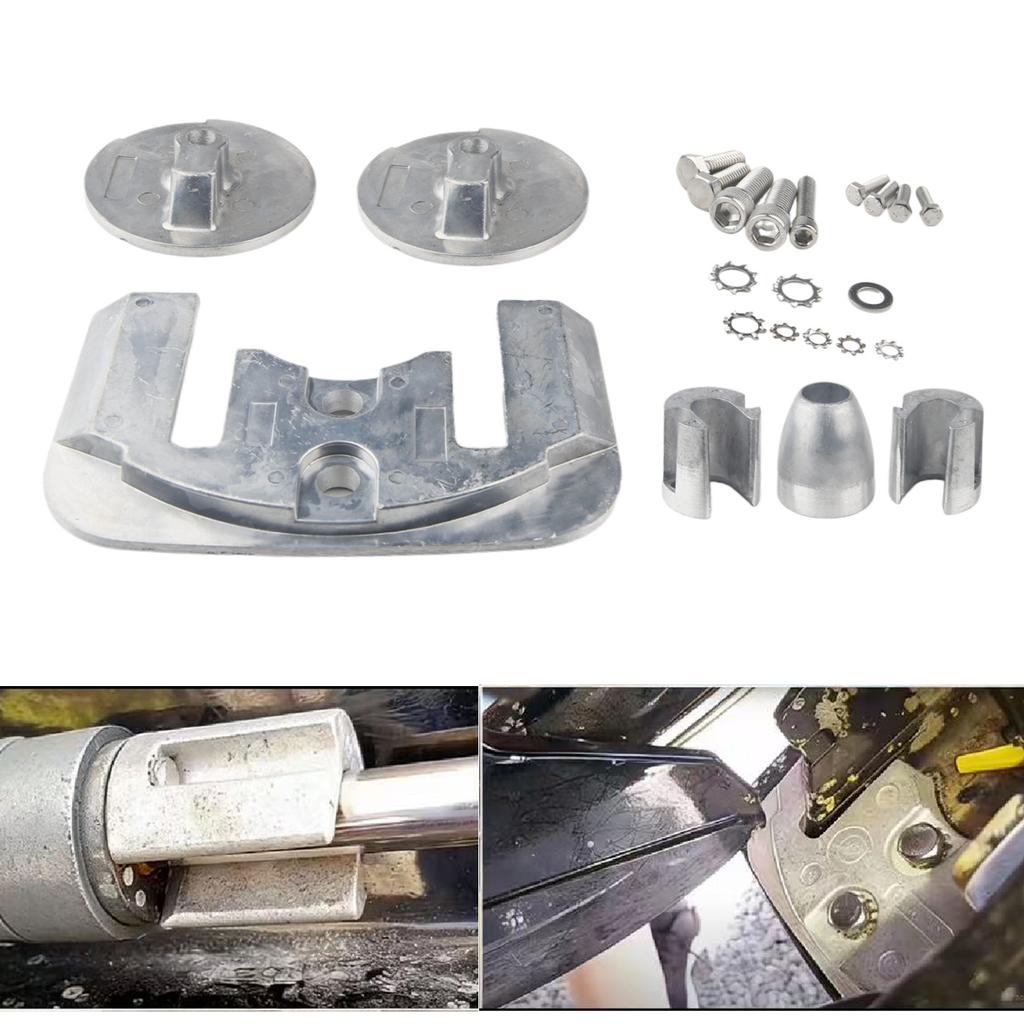 Complete Aluminum Anode Kit Compatible For 2004+ Mercruiser Bravo 3 III Drives Sterndrives Replace for CMBRAVO3KITA, 888761Q02