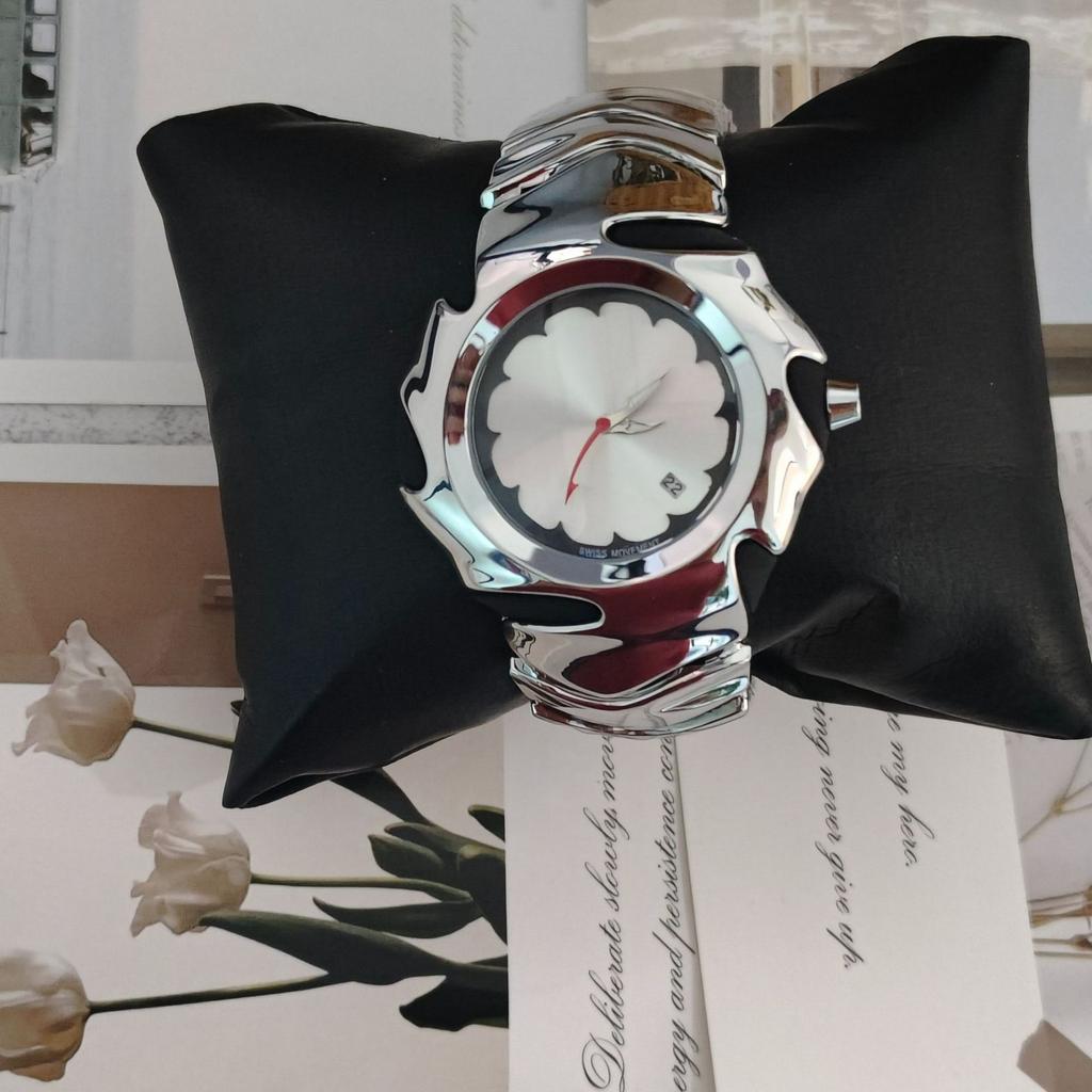 Men Y2K Stylish Quartz Watch Alloy Case Dial Single Date Display Fashion Street Wristwatch Trendy Jewelry Gift For Male
