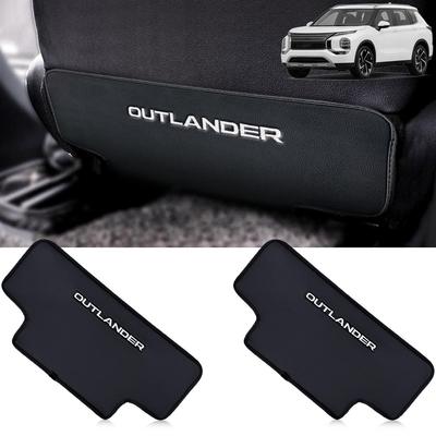 HUDIY Toyota New Car Seat Back Kick Mat for Rear Driver/Passenger Seat Set of 2 (New Outlander)