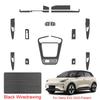 For Geely EX2 2025-Present LHD Car Carbon Interior Sticker Window Lifting Panel Decal Gear Door Protective Film Auto Accessory